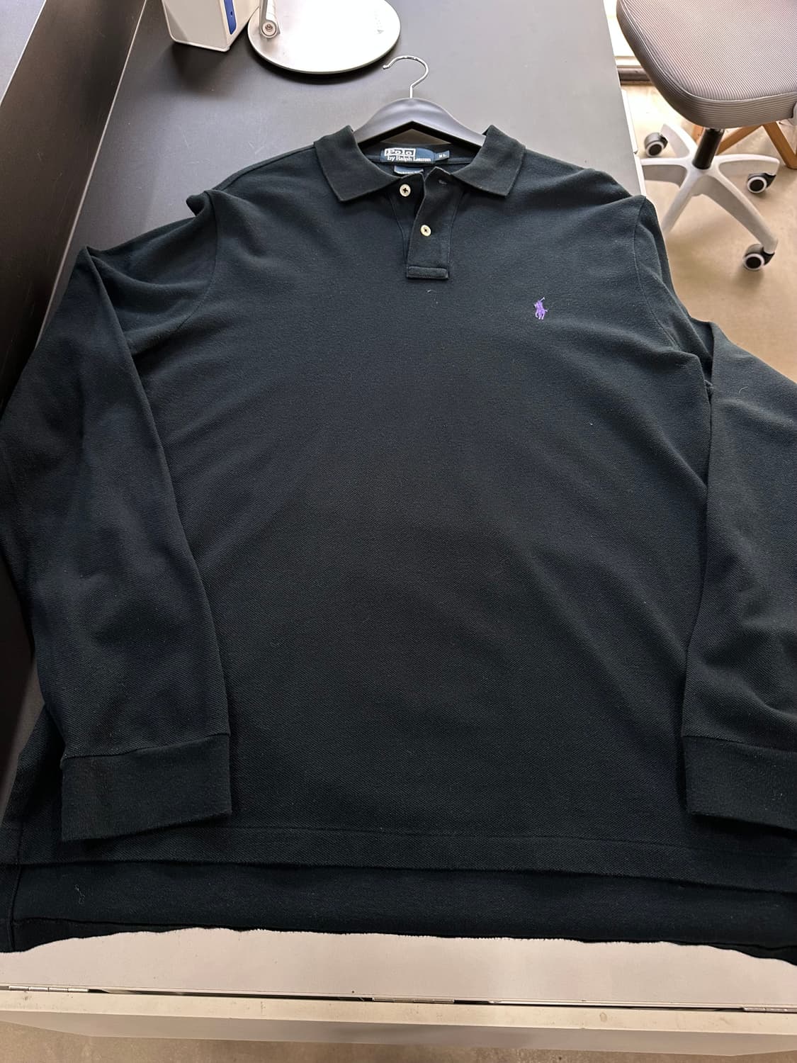 폴로랄프로렌 커스텀핏 버튼 슬릿 Pk 반팔티 상품이미지4