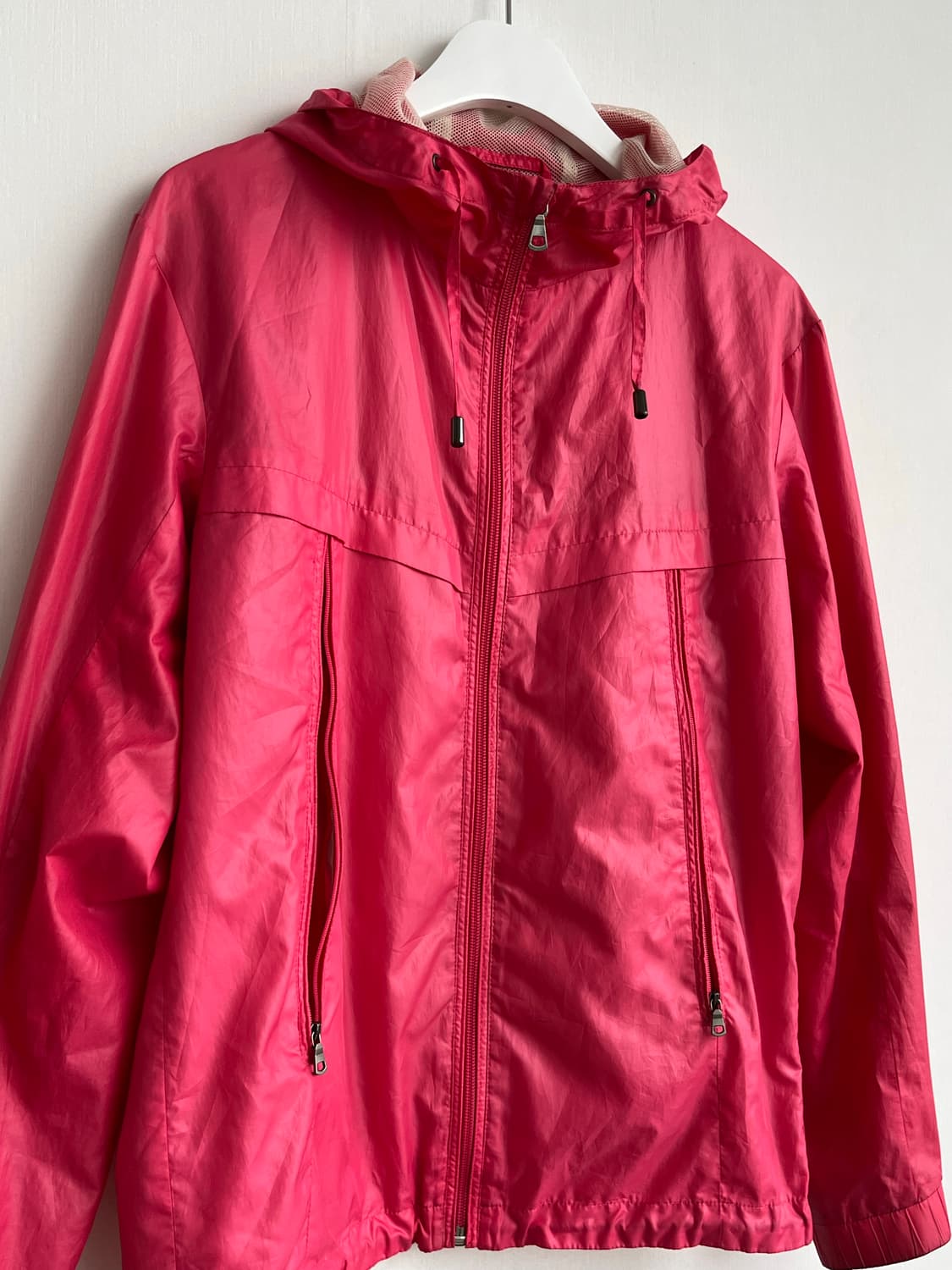 Vintage pink hooded windbreaker 상품이미지2