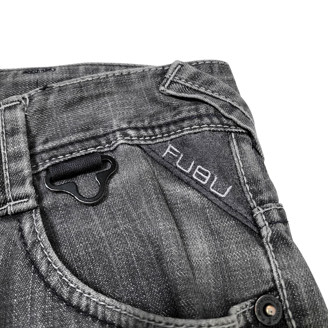 FUBU 후부 흑청 디테일 팬츠 상품이미지3