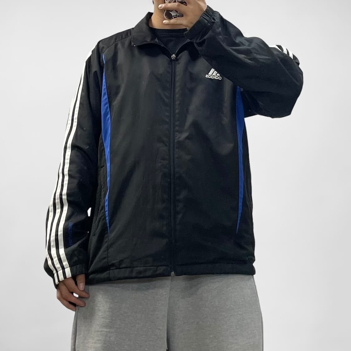 아디다스 올드스쿨 사이드라인 바람막이 자켓 상품이미지1
