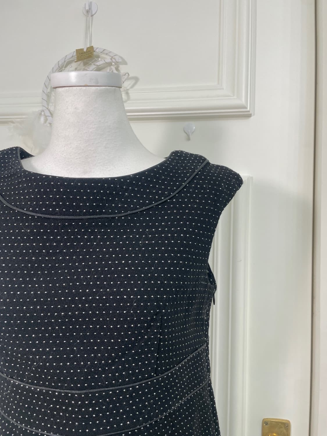 black glitter dot wool princess opc 상품이미지6