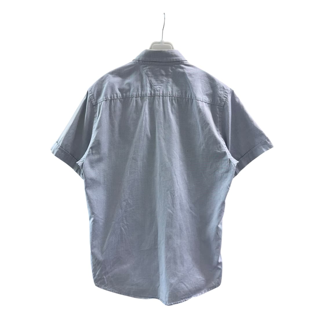 [M] 타미힐피거 블루 반팔셔츠 상품이미지4