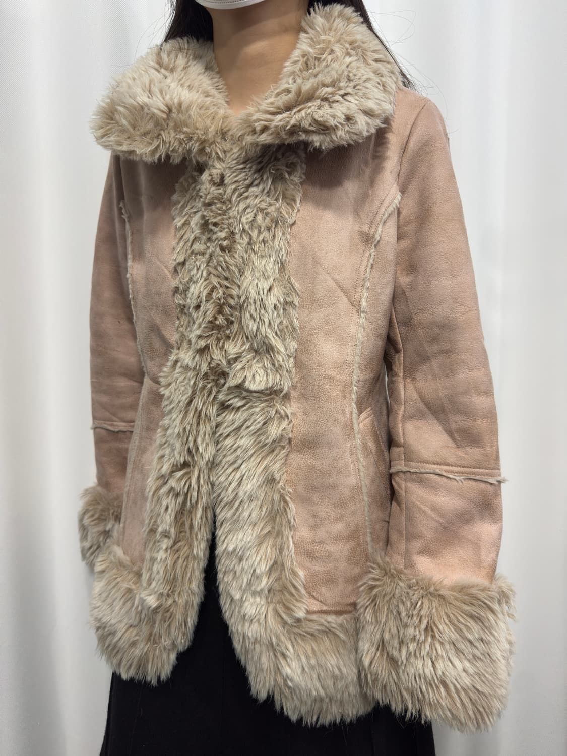 lest rose fur coat 상품이미지3