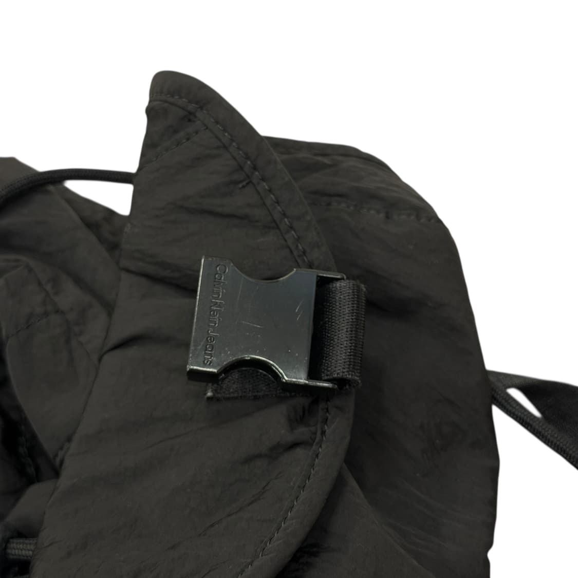 CK 캘빈클라인 나일론 복조리 포켓 모리걸 백팩 가방 블랙 상품이미지7