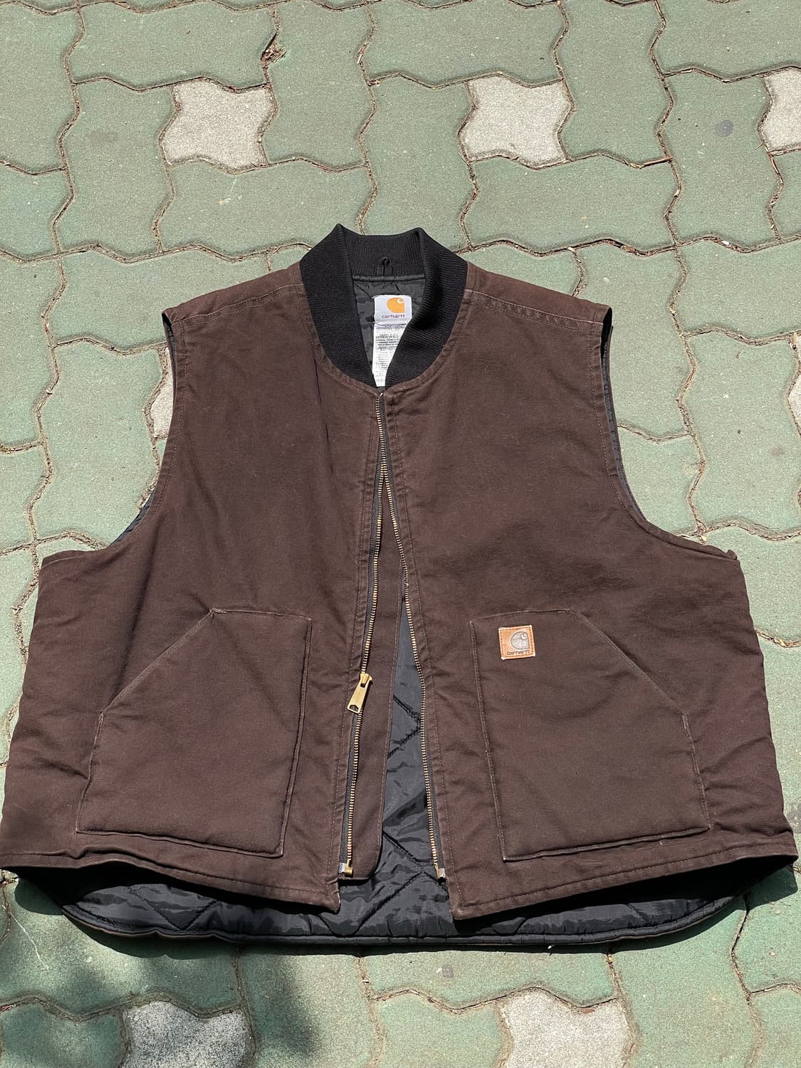 빈티지 칼하트 베스트 브라운xxl 상품이미지1