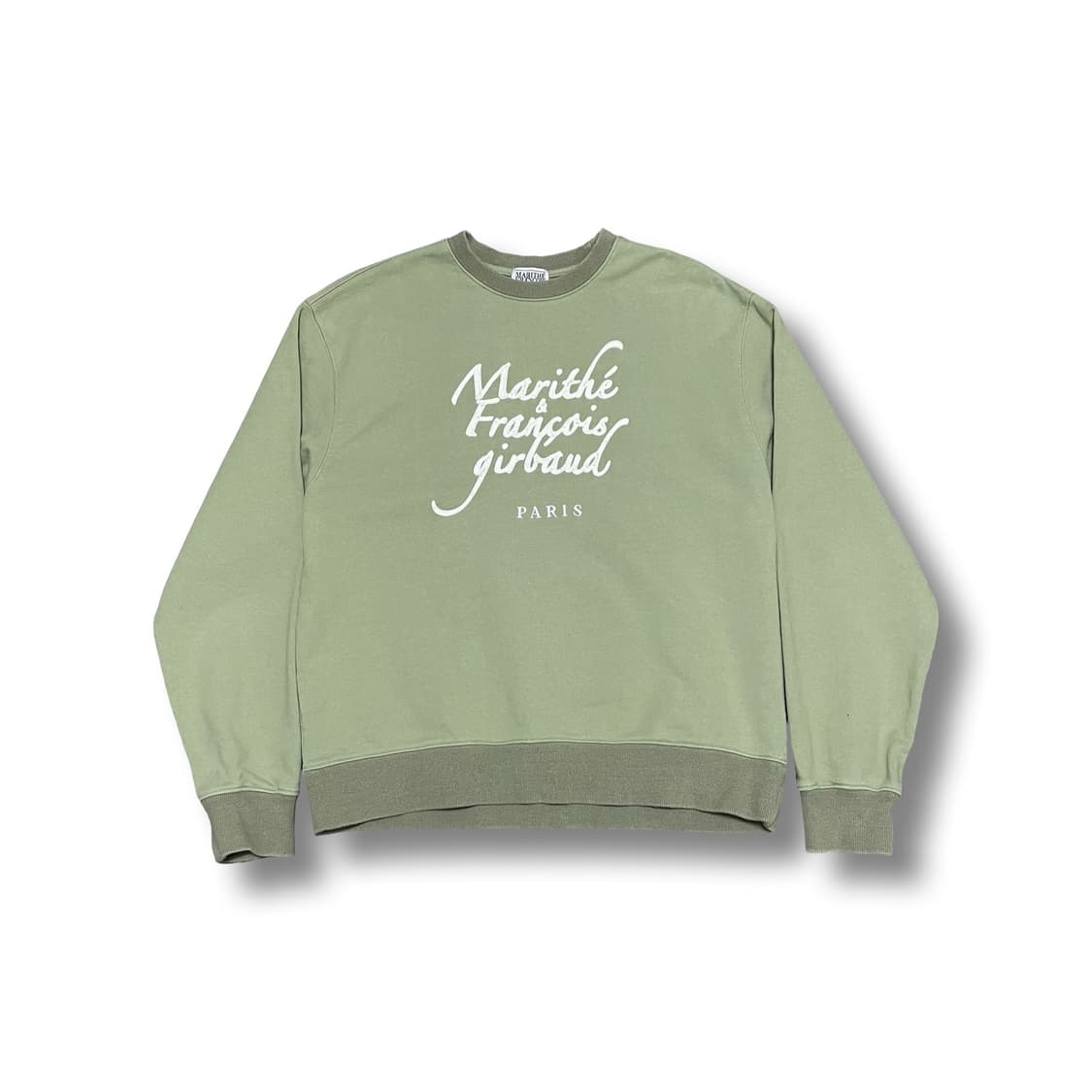 [M] 마리떼 프랑소와 저버 맨투맨 말차 상품이미지1