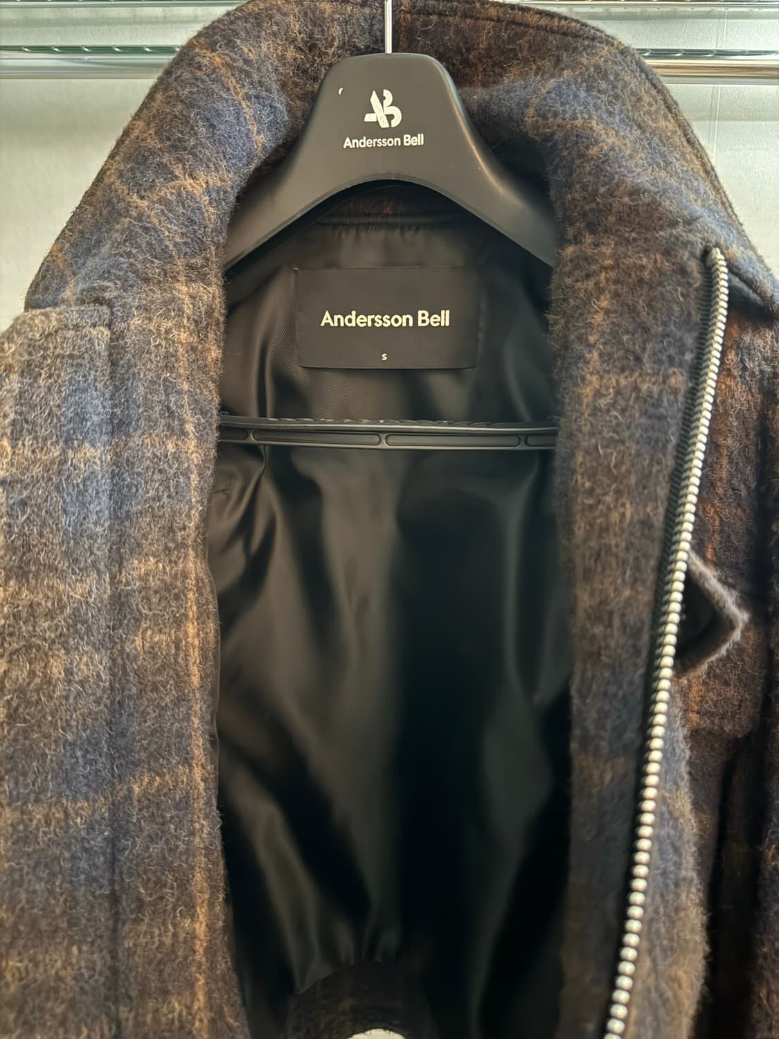 [S] 앤더슨벨 마커스 알파카 지퍼 자켓 상품이미지7