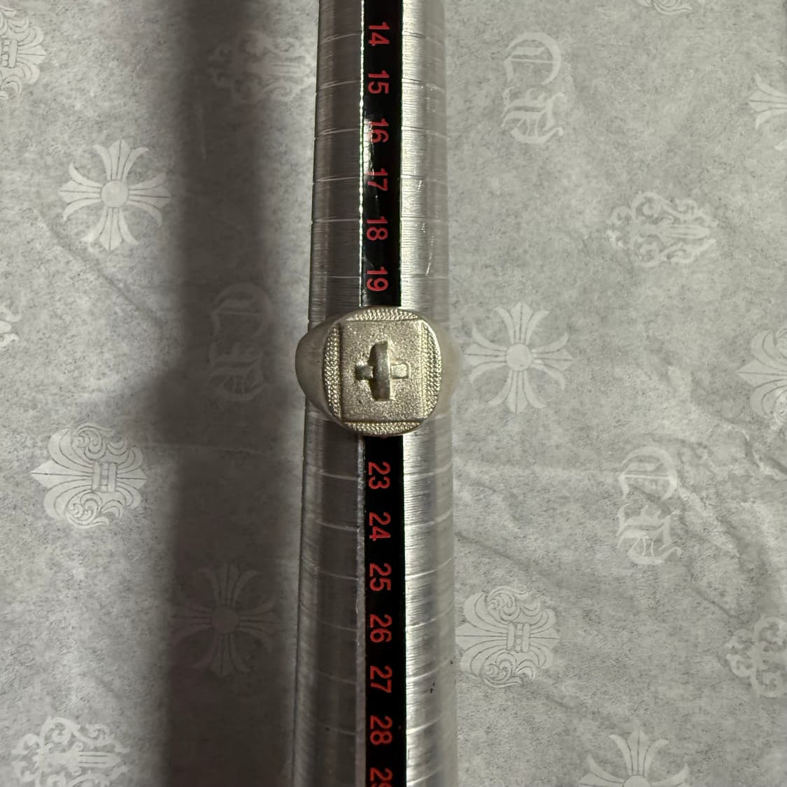 [M] m.a+ cross seal ring 실버 링 상품이미지6