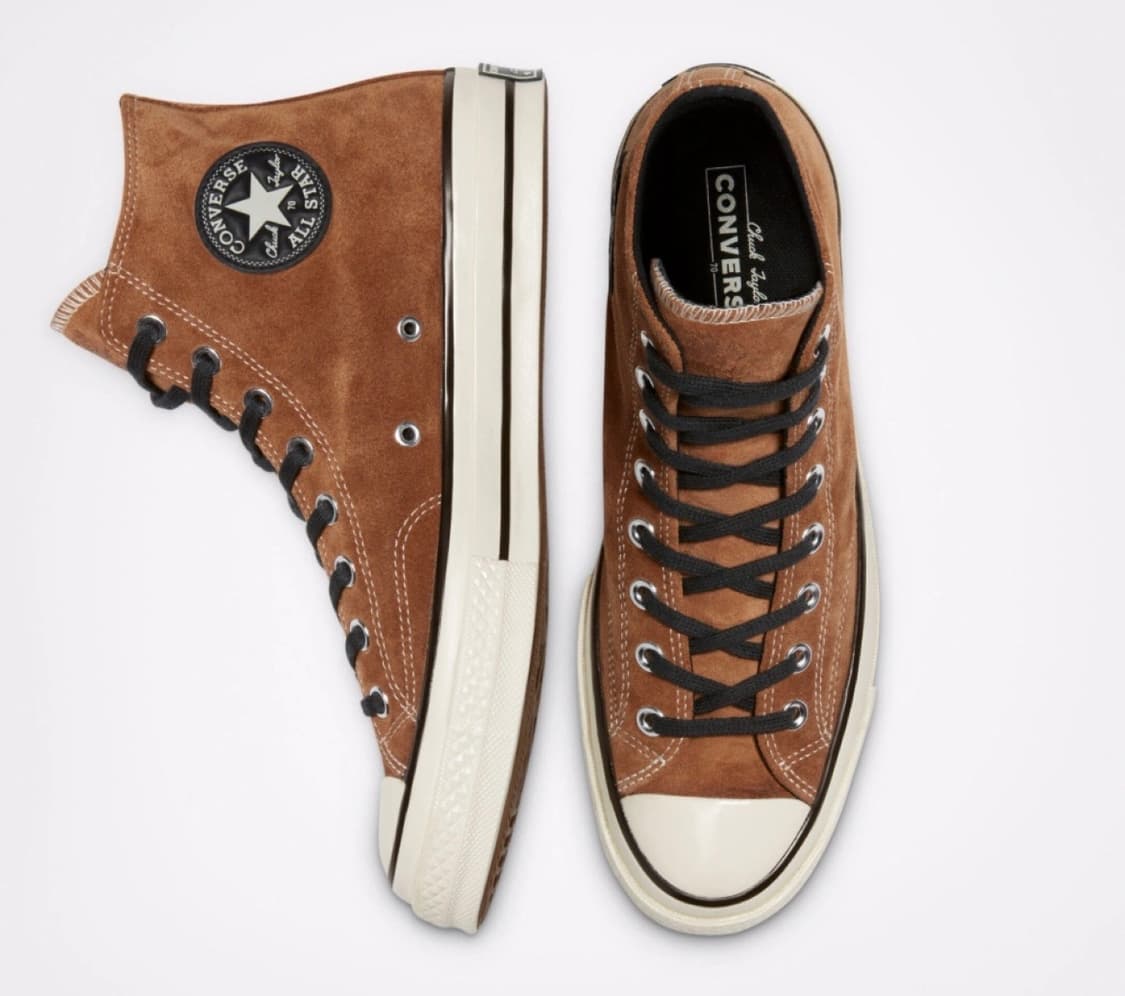 (Converse) 컨버스 척 70 시즈널 스웨이드 클로브 브라운 상품이미지4