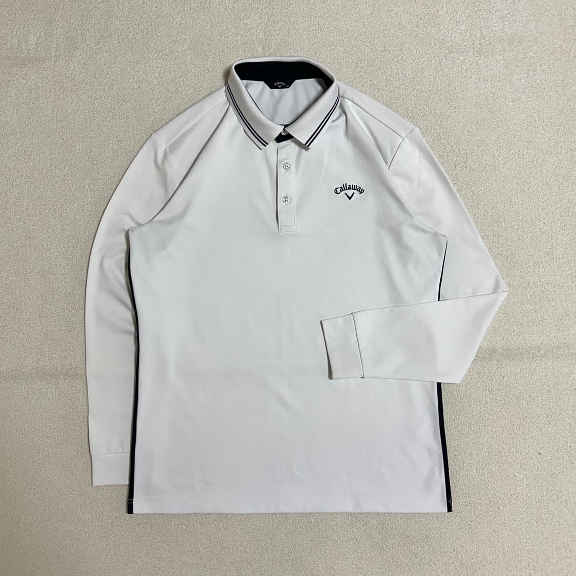 캘러웨이 양면 솔리드 피케 티셔츠 상품이미지1