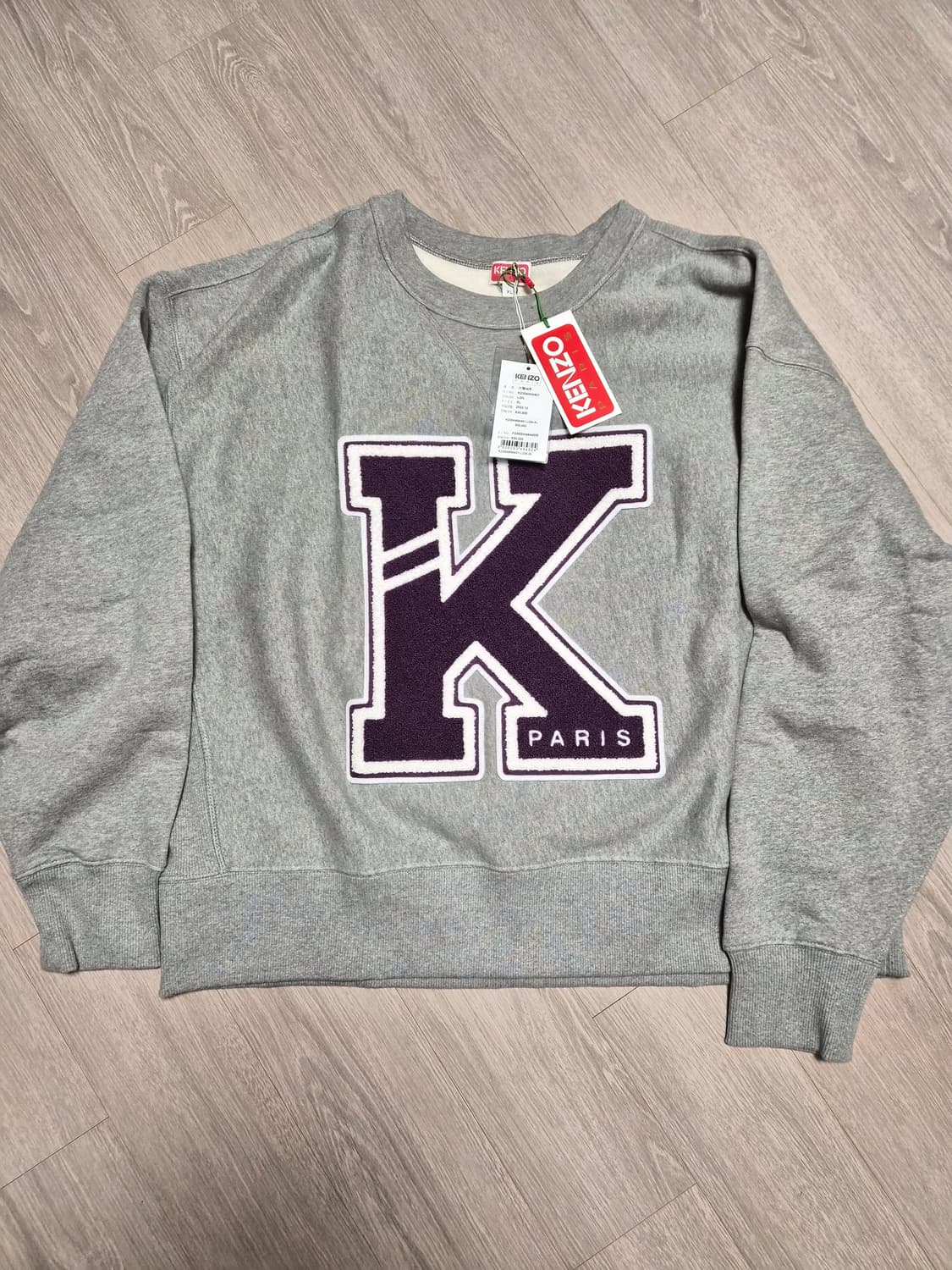 KENZO 겐조 K 로고 맨투맨 XL 새상품 상품이미지2