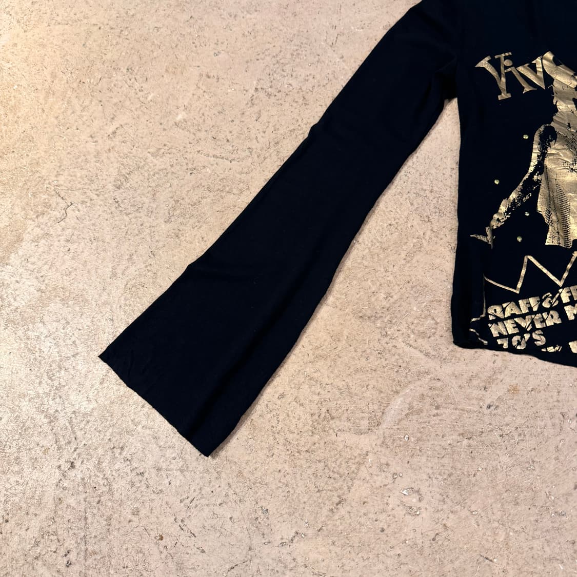 골드 프린팅 롱슬리브 상품이미지5