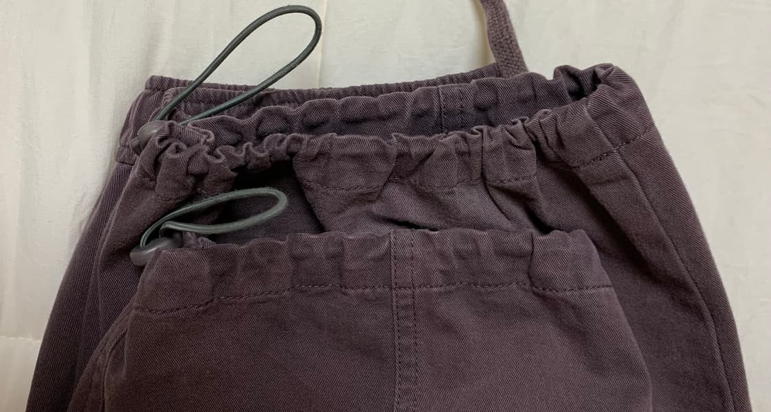 미스치프 드로우스트링 팬츠 퍼플  상품이미지3