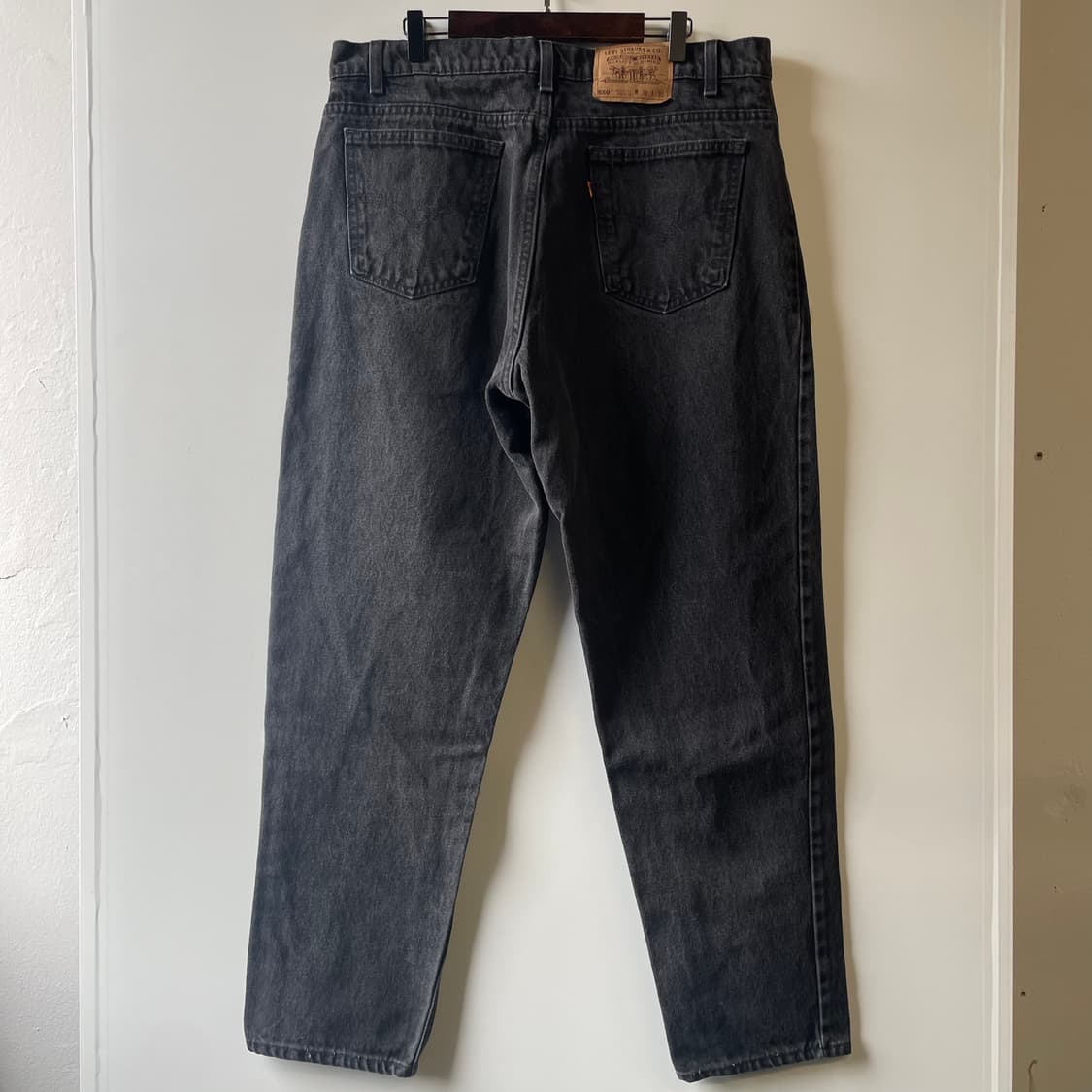 90s 리바이스550 흑청 데님팬츠 상품이미지6