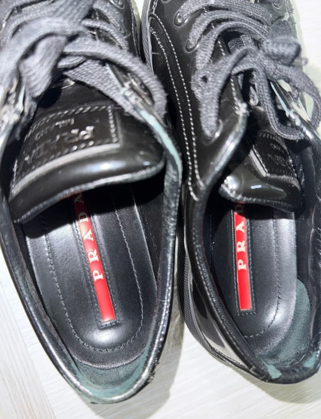 Prada(정품!)블랙 스니커즈 245사이즈 신을수 있습니다 상품이미지2