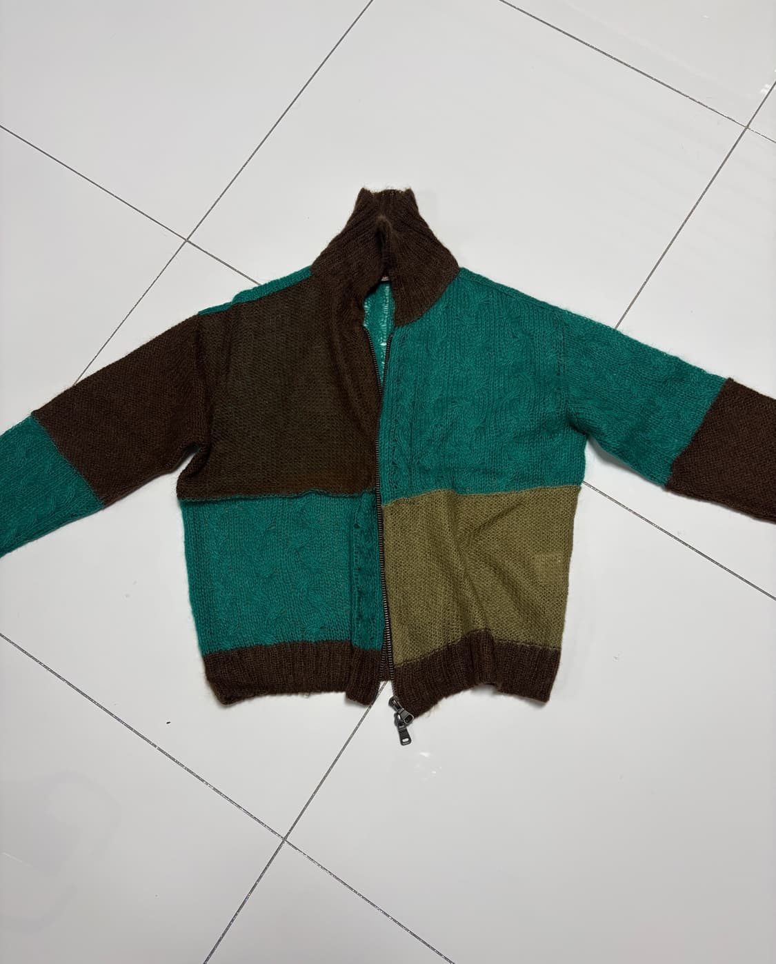 엔더슨벨 마테이라 패치워크 가디건 상품이미지3