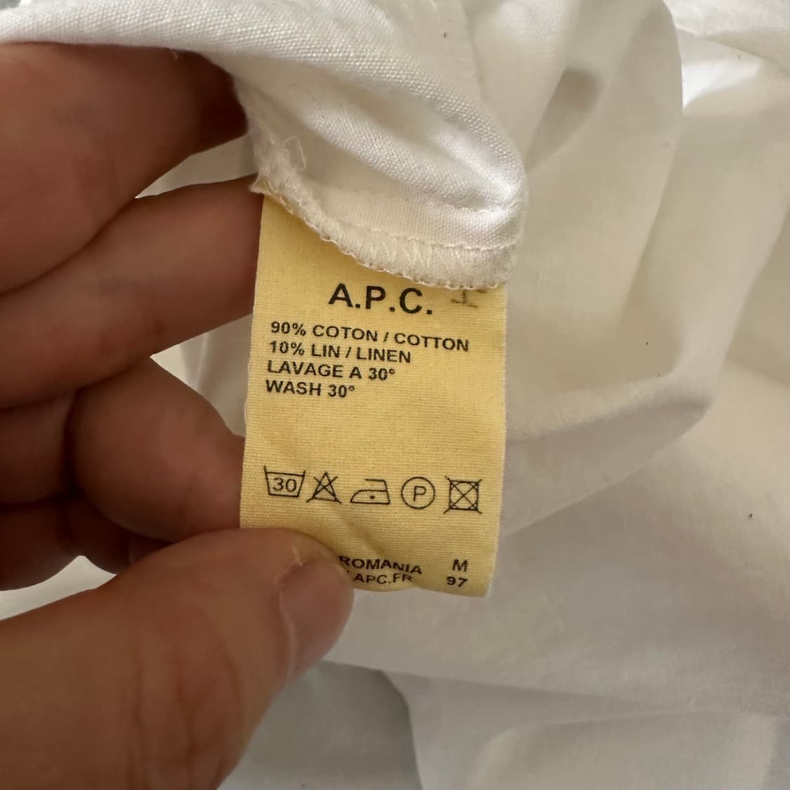 아페쎄 apc 셔링 셔츠 상품이미지6