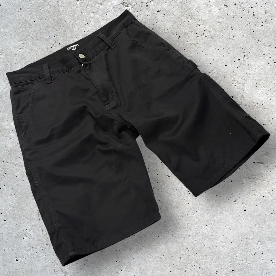 [28] 칼하트 WIP 싱글니 블랙 반바지 팬츠 C630 상품이미지2