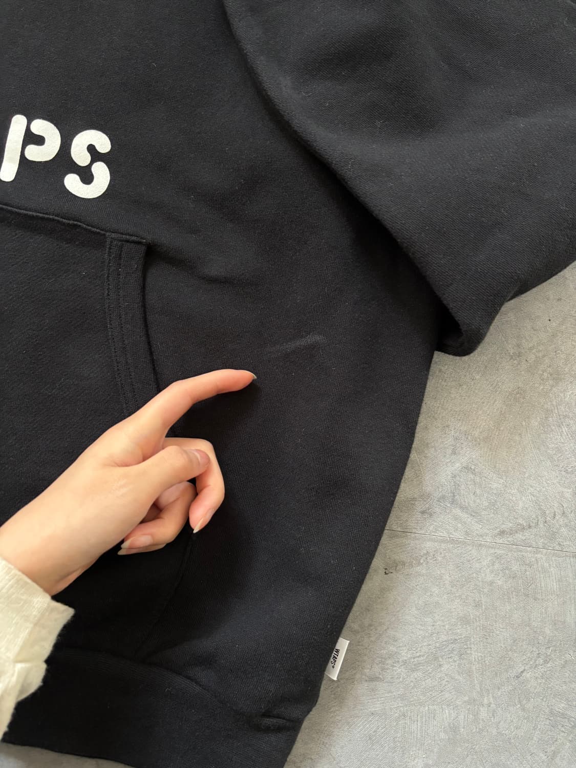 WTAPS 더블탭스 21AW 블랙 후드 상품이미지6
