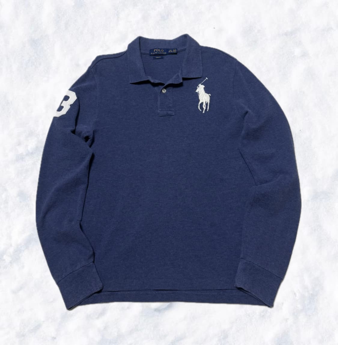 폴로 랄프로렌 빅포니 더스티 블루 긴팔티 상품이미지1