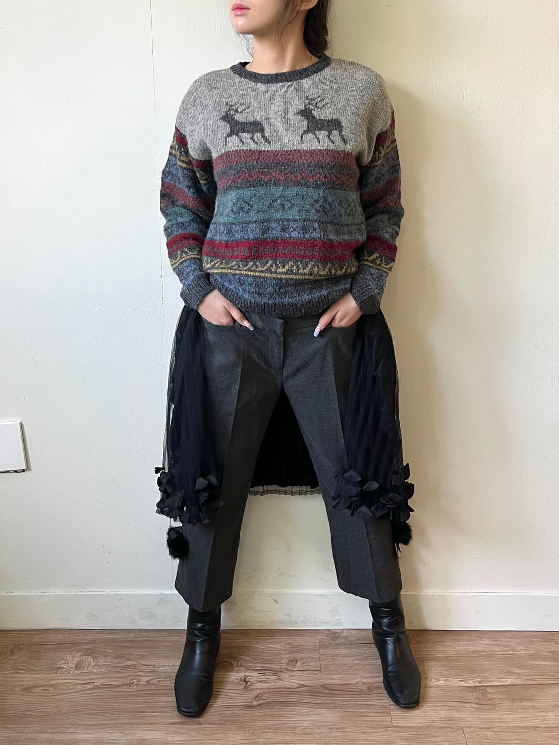 KENZO 페어아일 스웨터 상품이미지5