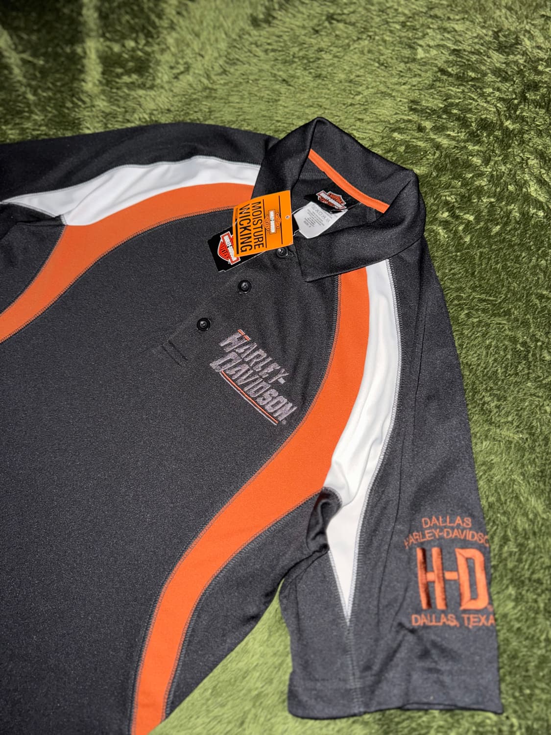 [S] 할리데이비슨 댈러스 딜러샵 유니폼 폴로 티셔츠 상품이미지2