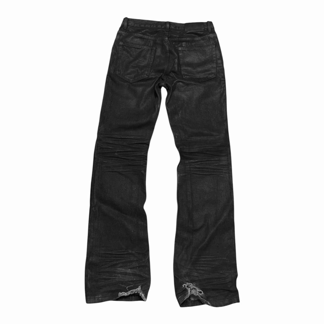 Waxed slim flare jeans 상품이미지2