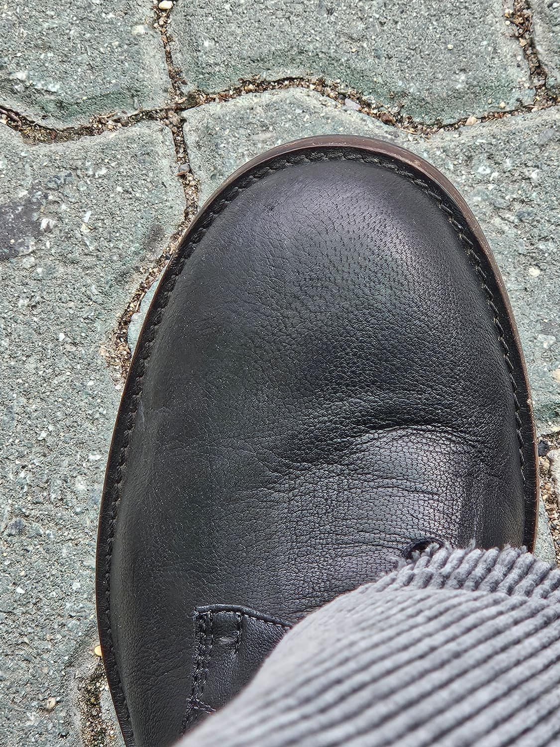 폴리테루 더비 슈즈 블랙 브라운솔 상품이미지6