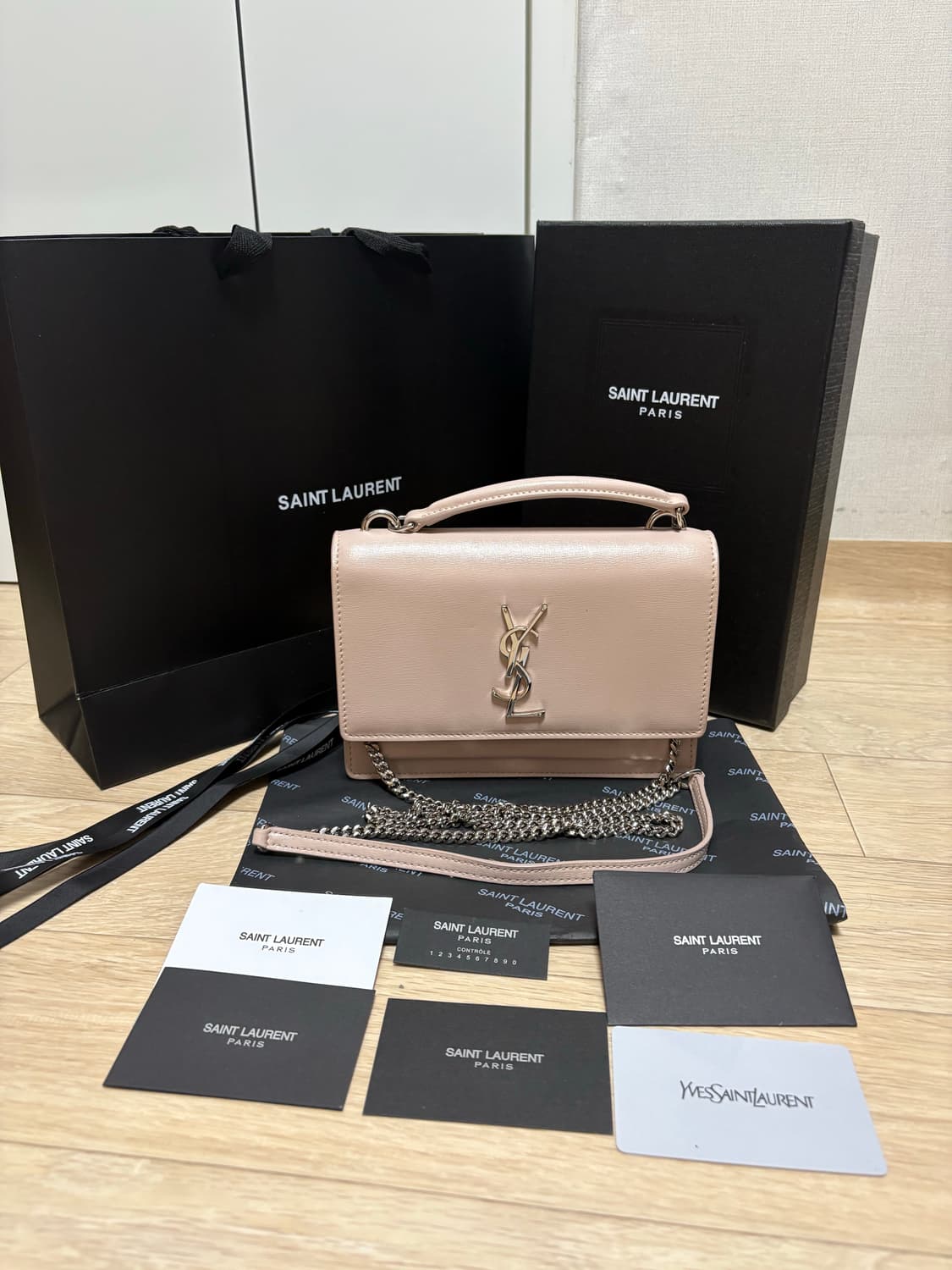 (새상품급) 입생로랑 선셋 체인백 미니 상품이미지1