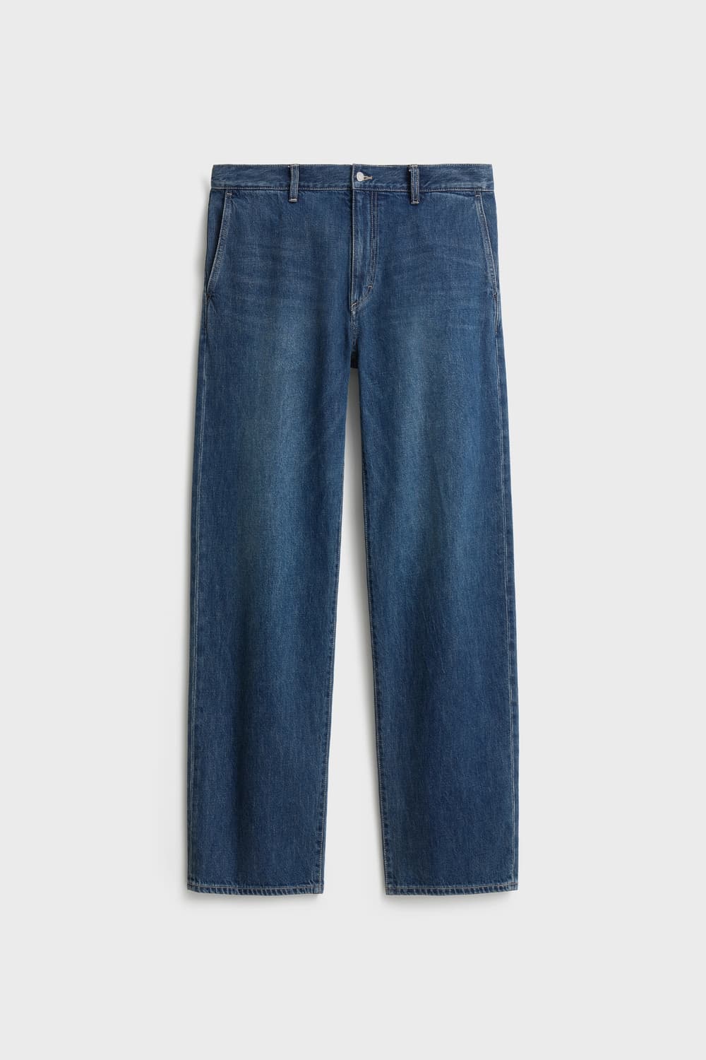 포터리 원워시드 스트레이트 데님 2 딥블루 / 청바지 상품이미지1