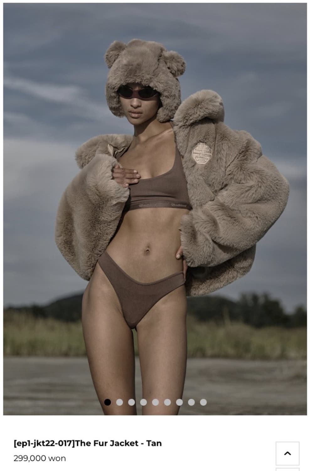 배드블러드 퍼 자켓 상품이미지1