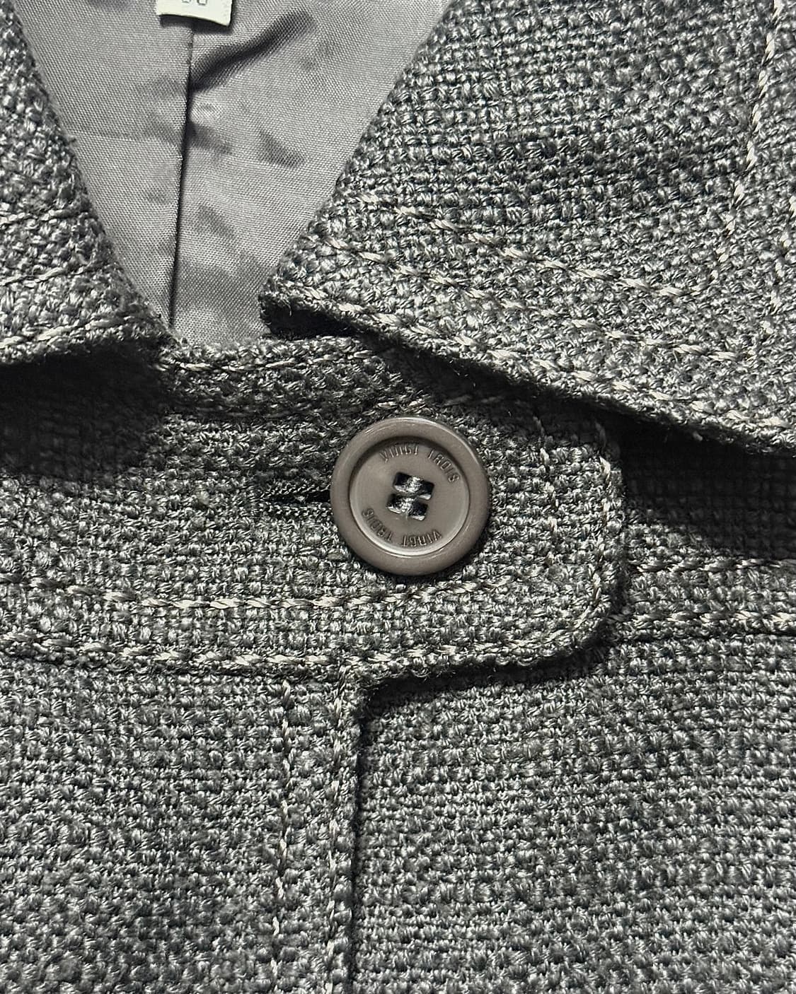 VINGT TROIS 울 트위드 단추 일본 빈티지 싱글 숏코트 크롭 자켓 상품이미지5