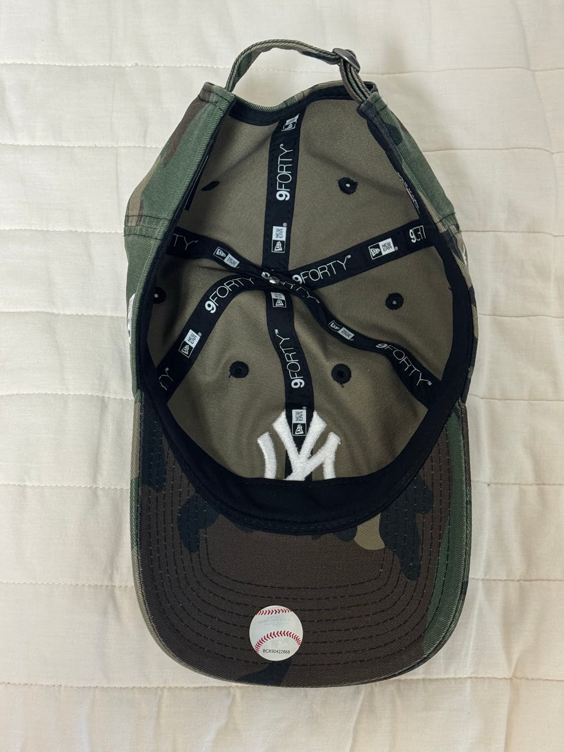 MLB 뉴욕 양키스 베이직 언스트럭쳐 볼캡(우드랜드 카모) 상품이미지3
