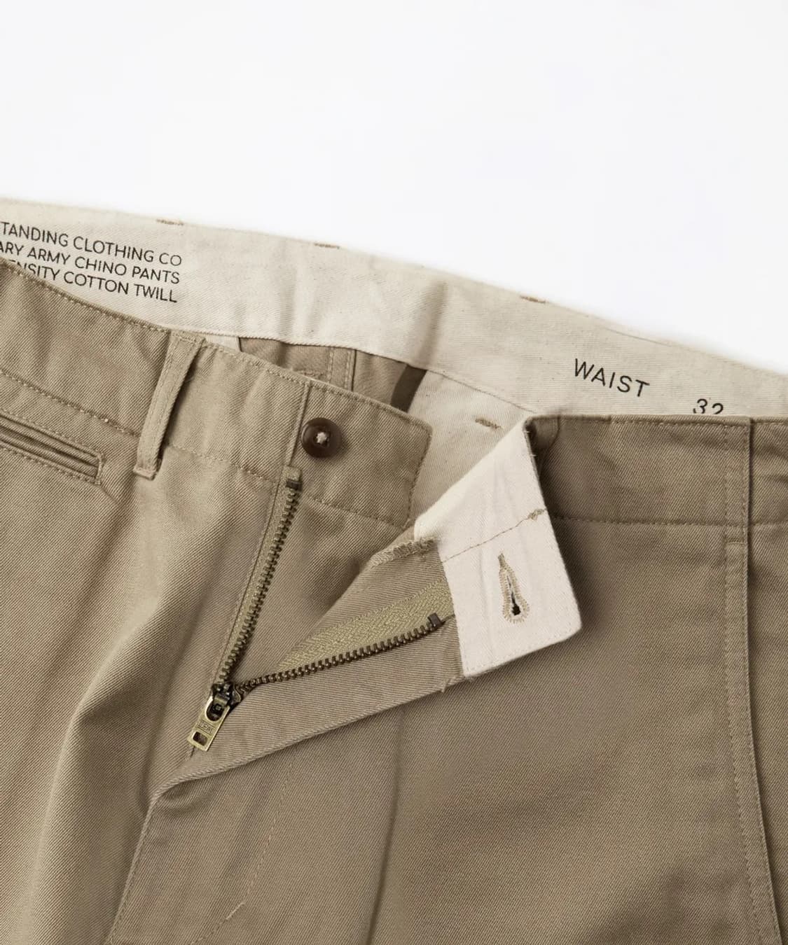 [아웃스탠딩] OFFICER CHINO PANTS_KHAKI 상품이미지3