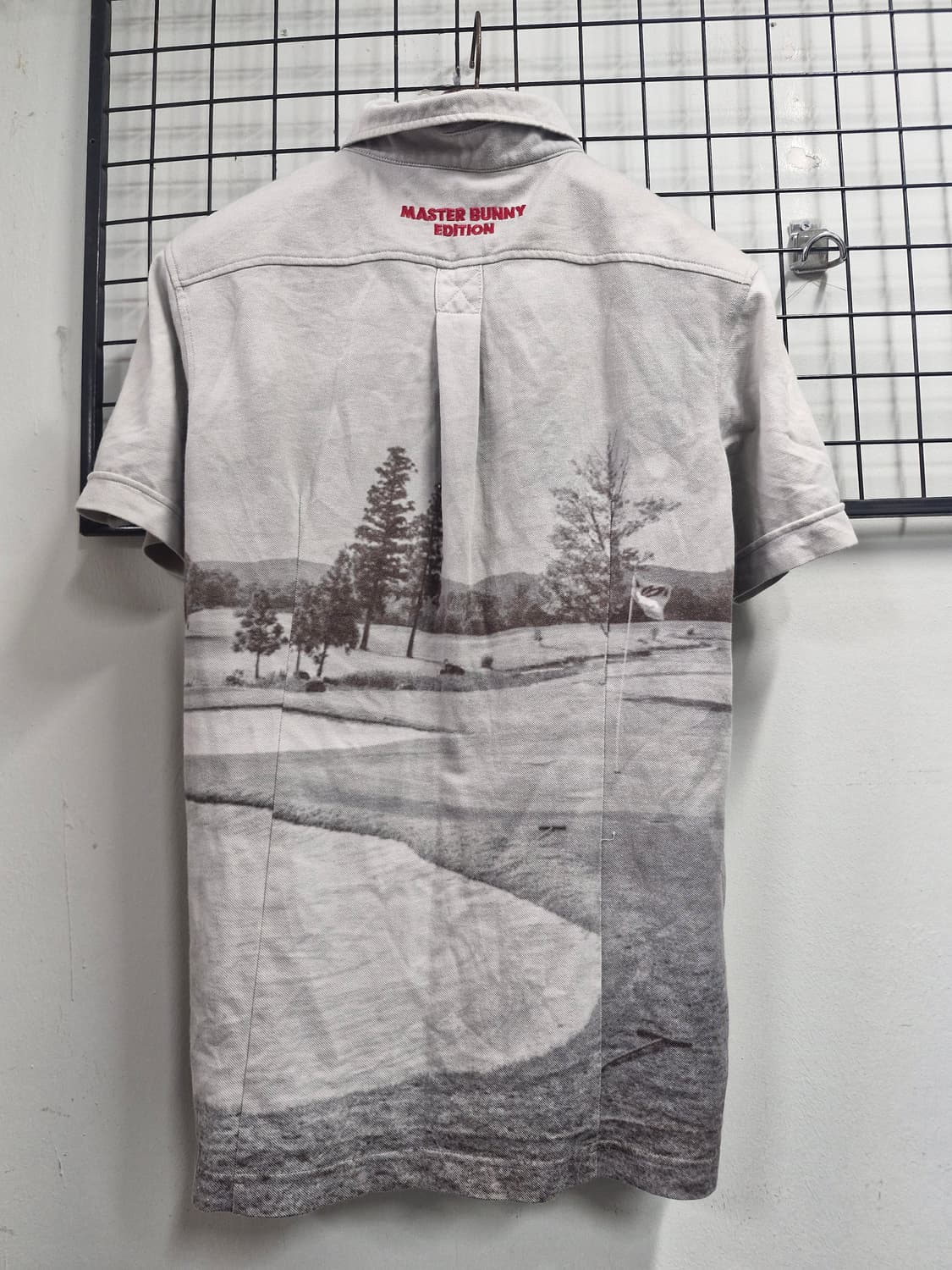 100-105XL 마스터바니에디션 프린팅 카라 반팔티. 상품이미지5