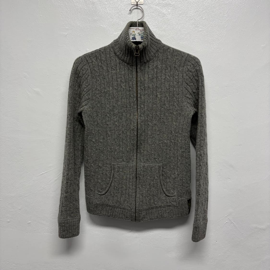 폴로 진스 울 니트 집업 상품이미지1