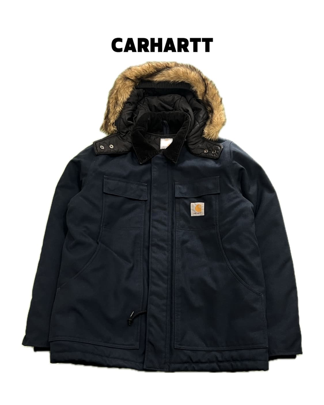 (M) 칼하트WIP 아크틱 코트 자켓 네이비 상품이미지1