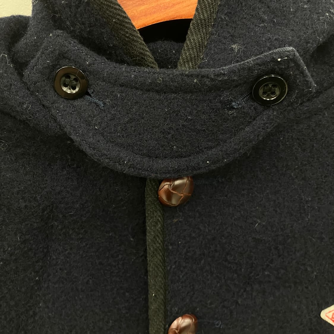 단톤 네이비 후드 더플 코트 36 상품이미지5