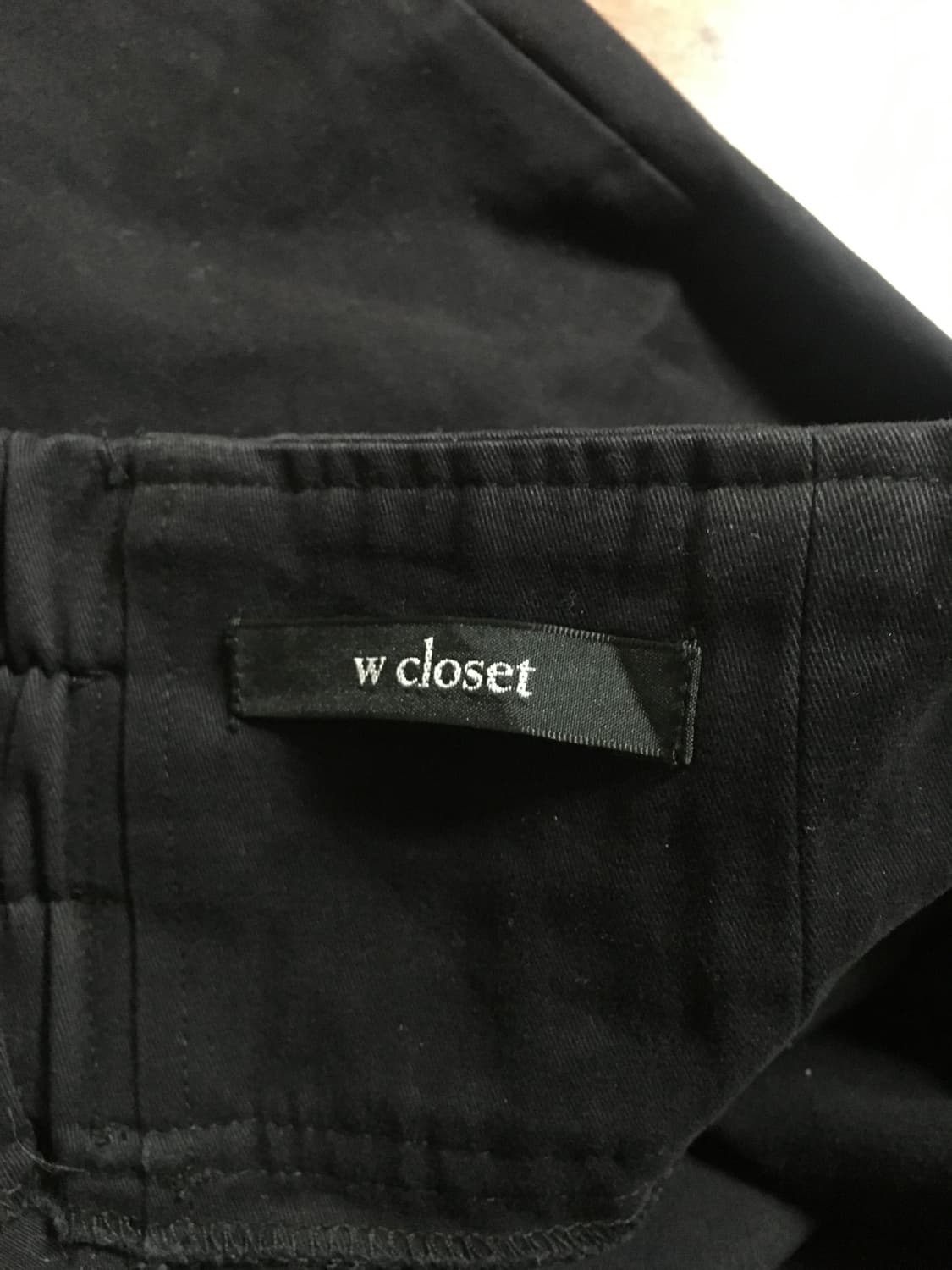 빈티지 플레어 롱 스커트 블랙 상품이미지3