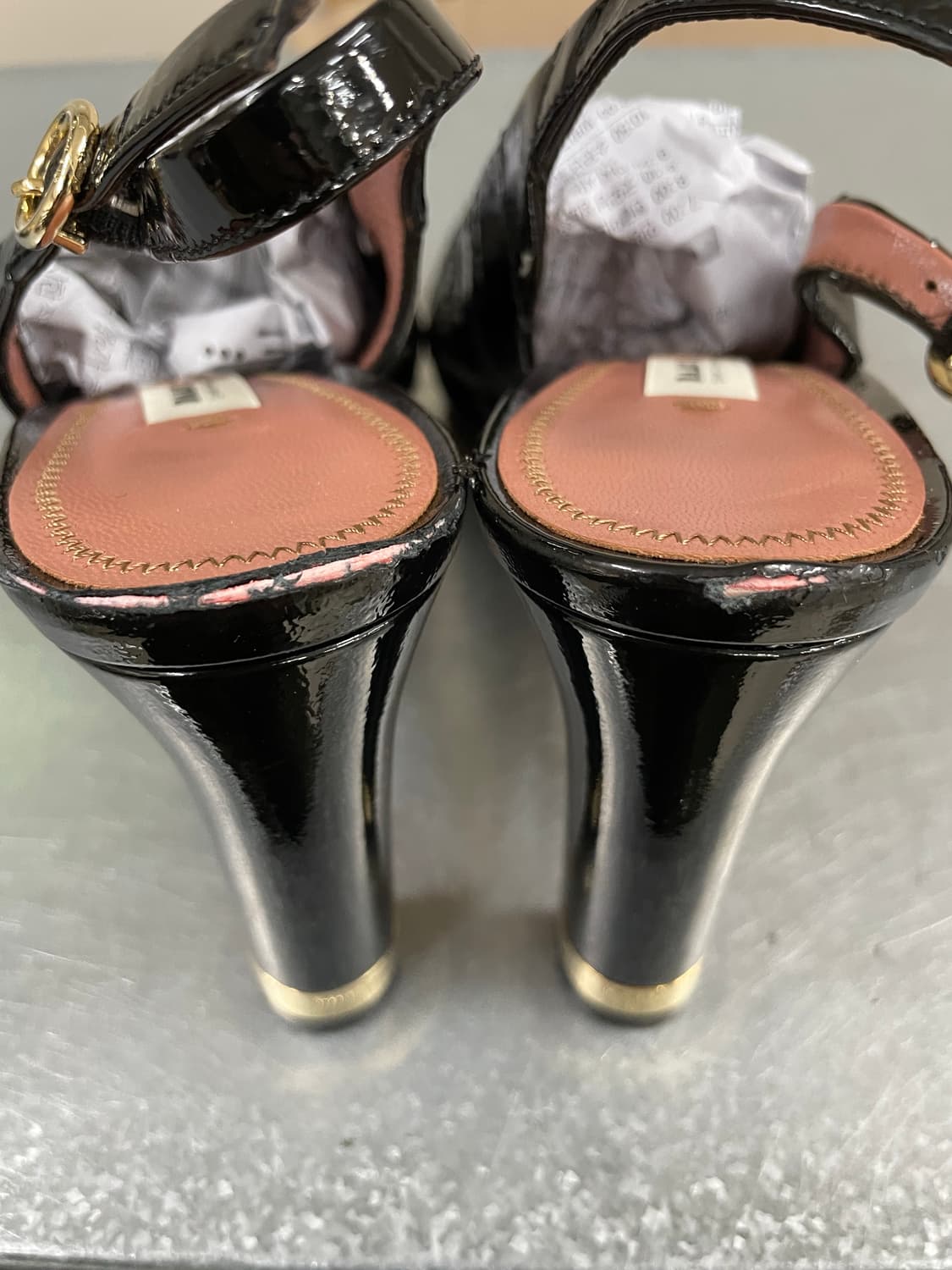 발리 슬링백 레더 펌프스 37.5 상품이미지6