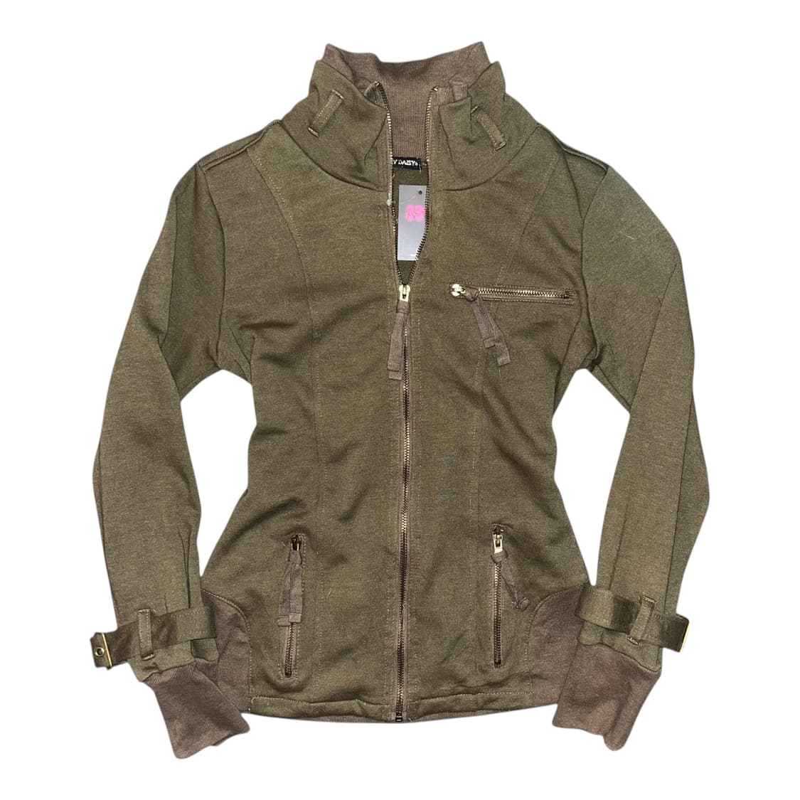 LAZY DAISY 레이지데이지 소매 벨튀드 면집업 y2k펑크갸루 상품이미지1