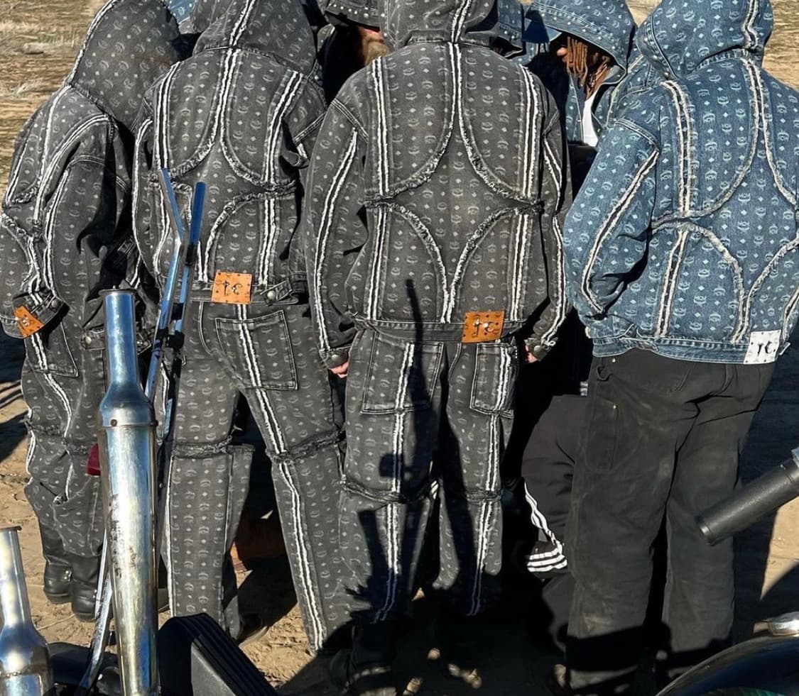 떠그클럽 MCM 데님팬츠 블랙 상품이미지5