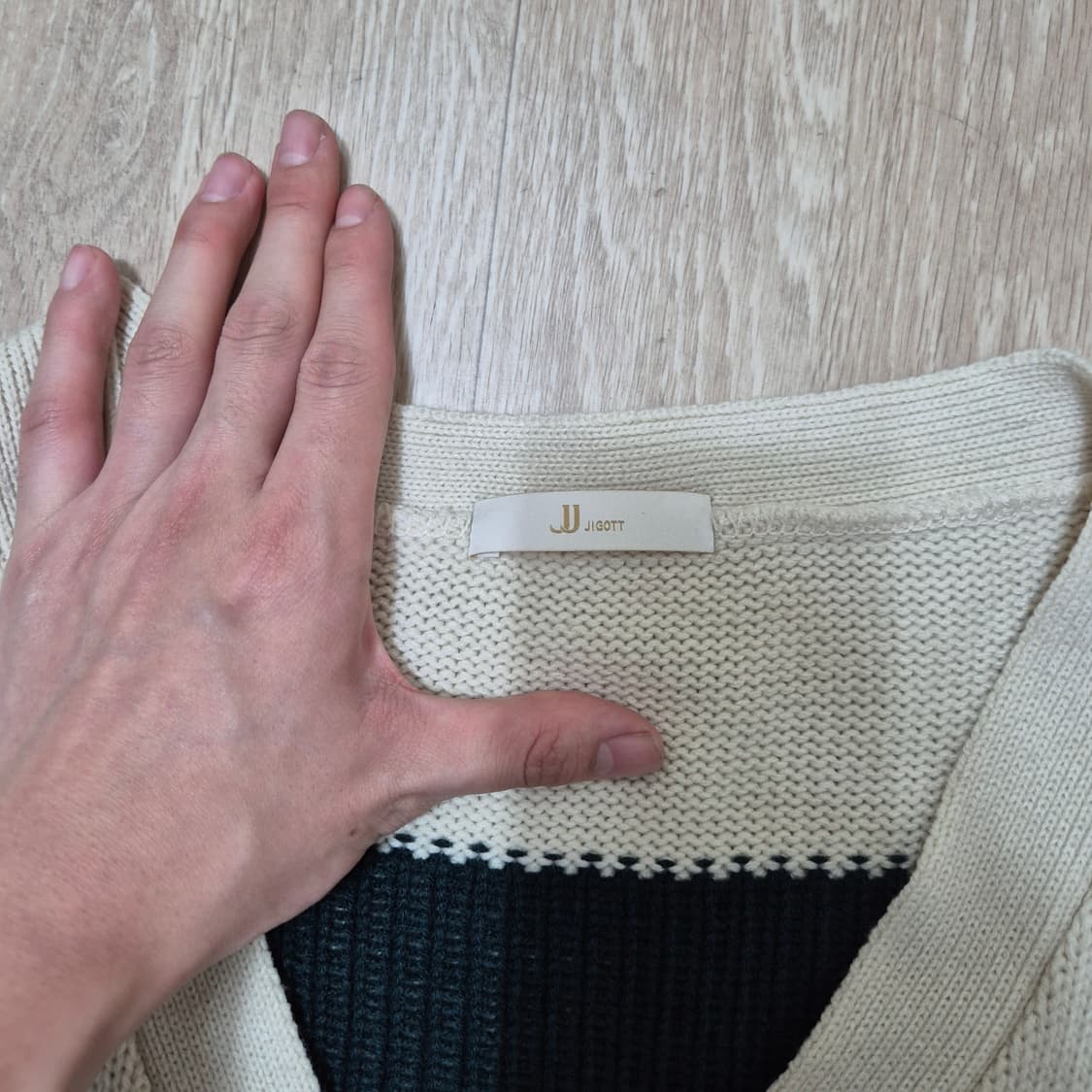 지고트 여성 브이넥 니트 가디건 상품이미지6