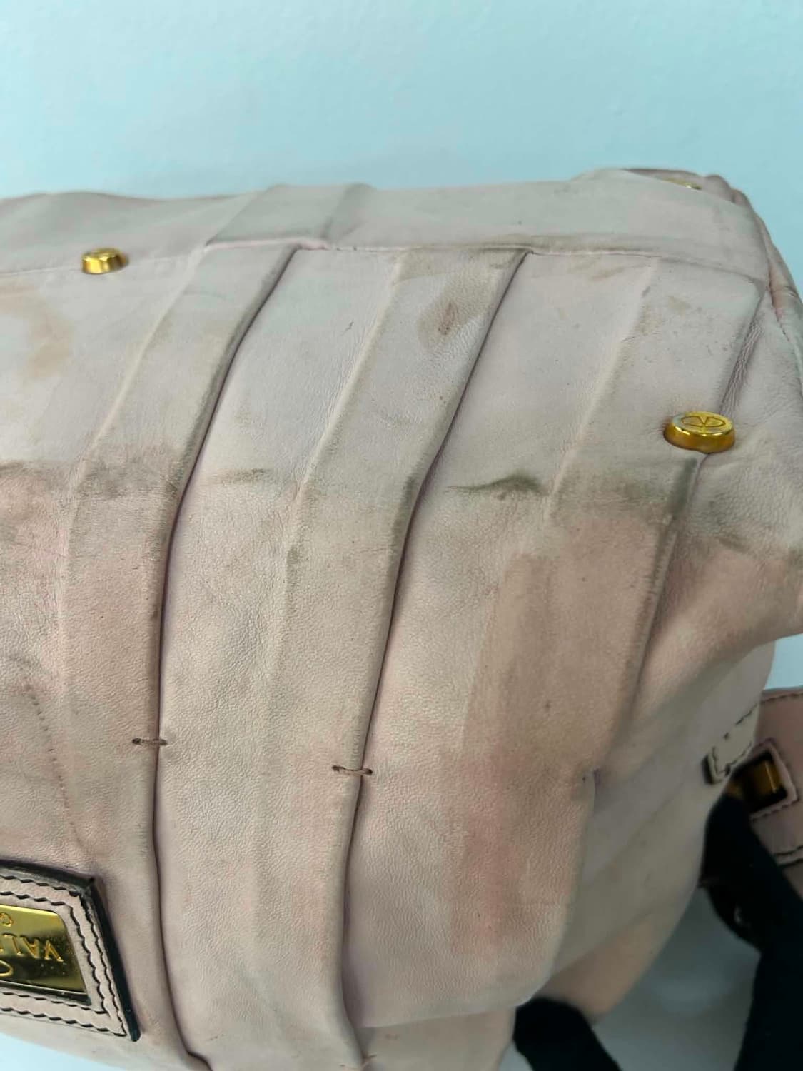 Valentino Garavani Pink Leather Tote Bag 상품이미지10