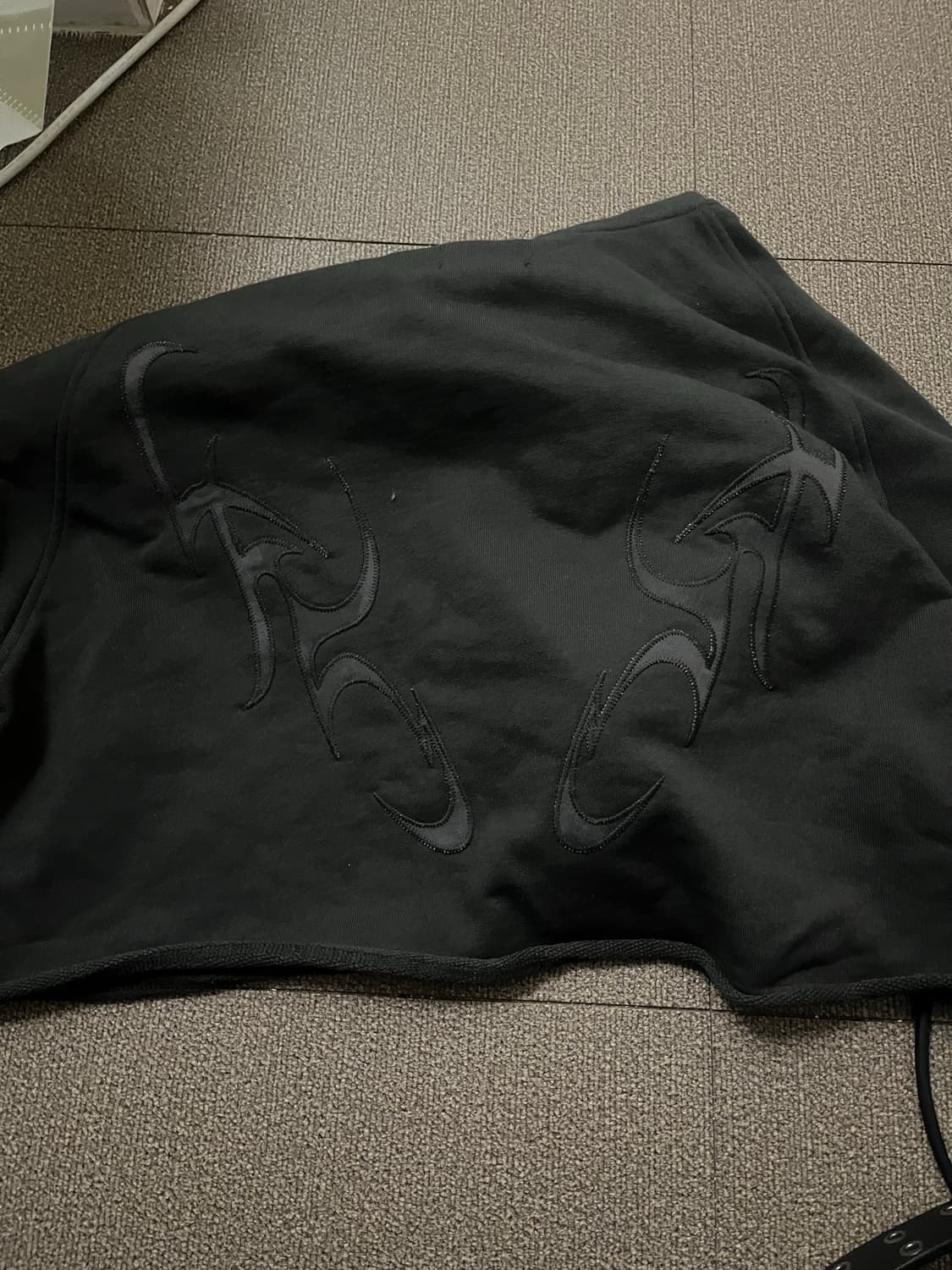 아조바이아조 크롭 후드티 상품이미지6