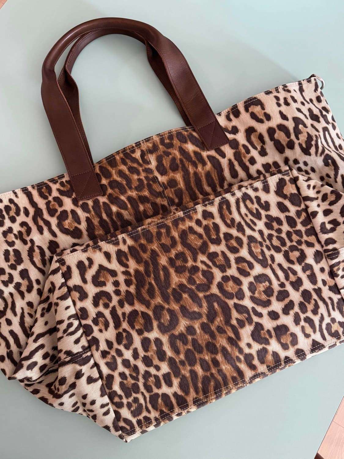 (RARE)Head Porter leopard tote bag 상품이미지5