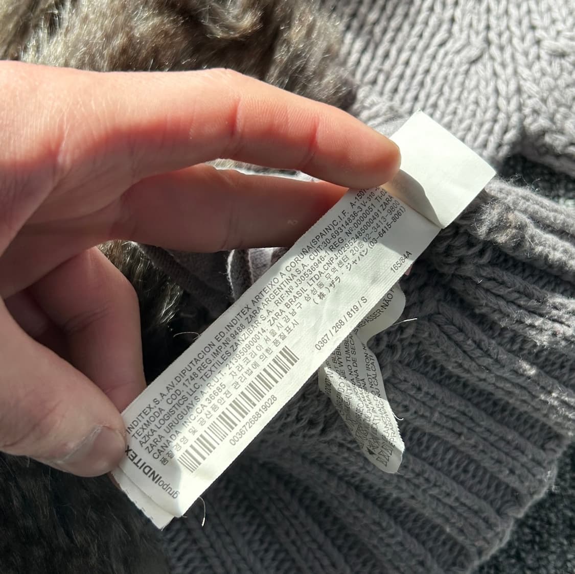 자라 퍼 트리밍 가디건  상품이미지8