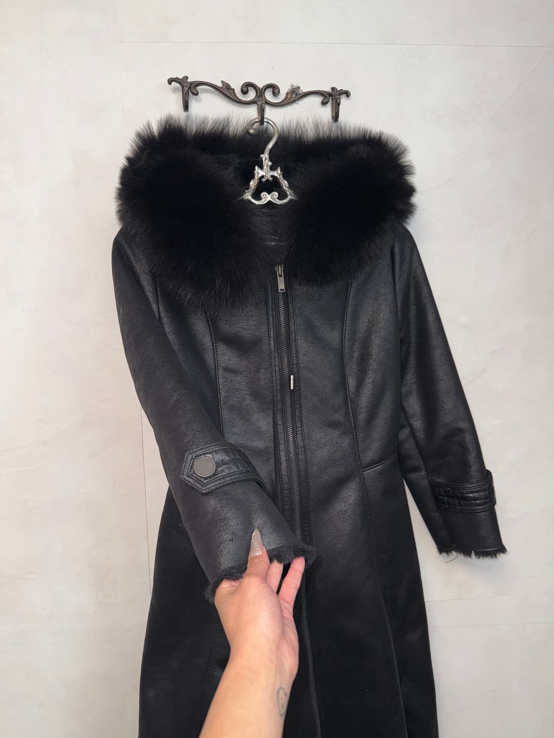 Egoist SAGA fox fur maxi hood mustang  상품이미지2