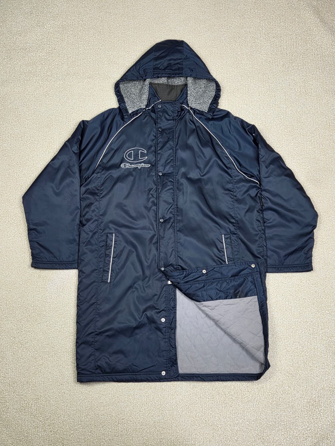 [챔피온] 골드윈 빅로고 플리스 벤치 코트 | 00234 상품이미지6