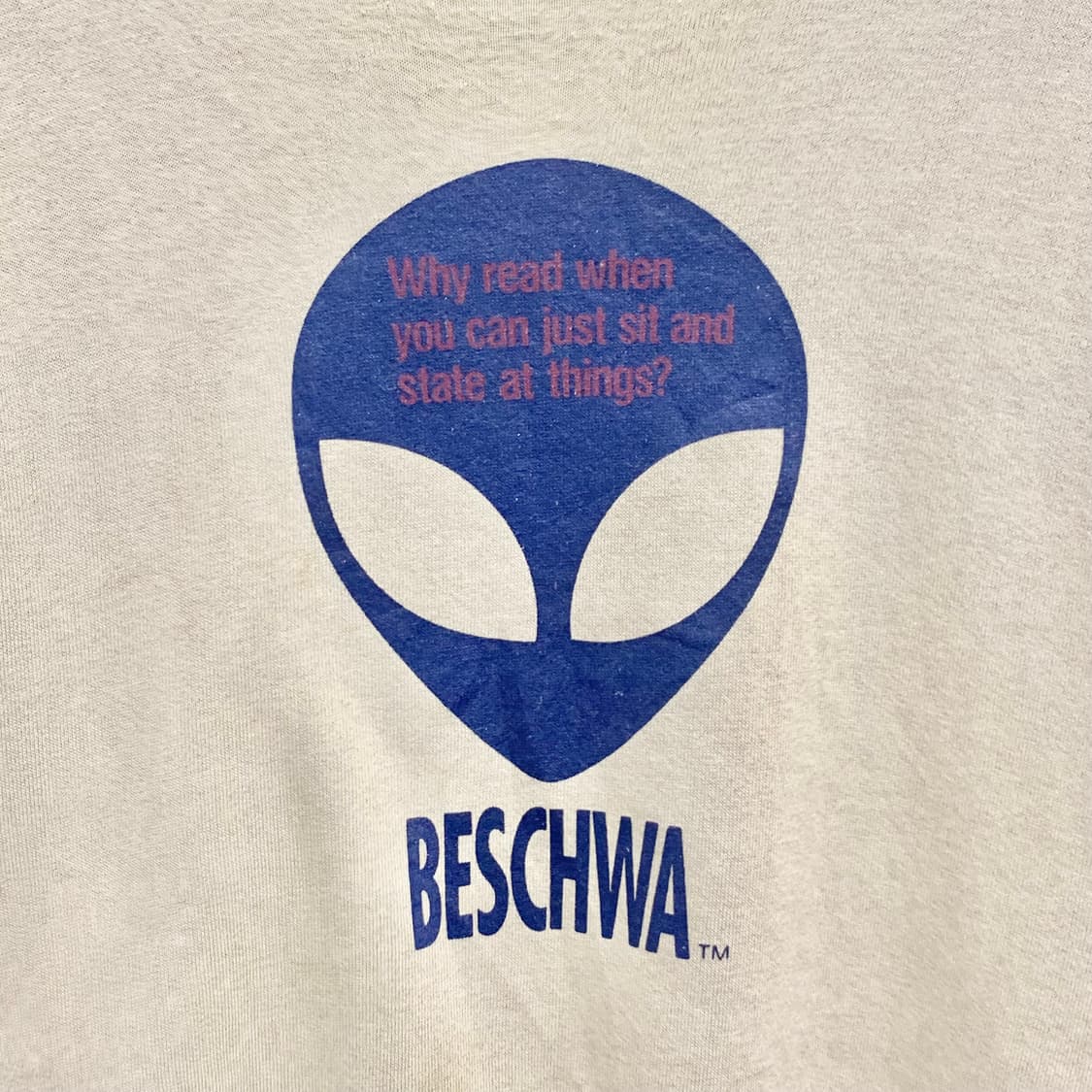 90's BESCHWA 베스치와 에일리언 스웻셔츠  상품이미지3